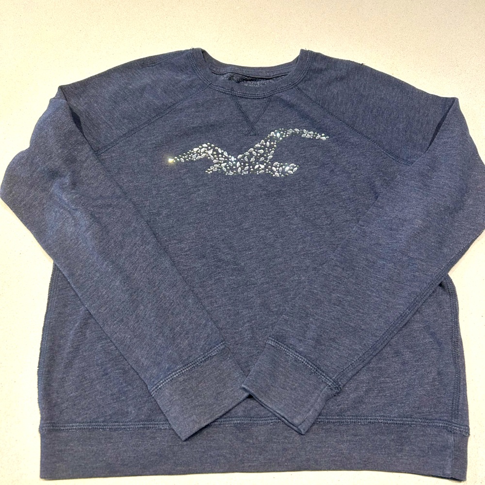 HOLLISTER LIGHTWEIGHT SWEATSHIRT, Large